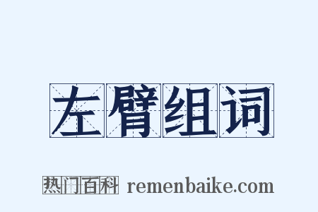 左臂组词是什么意思的图片